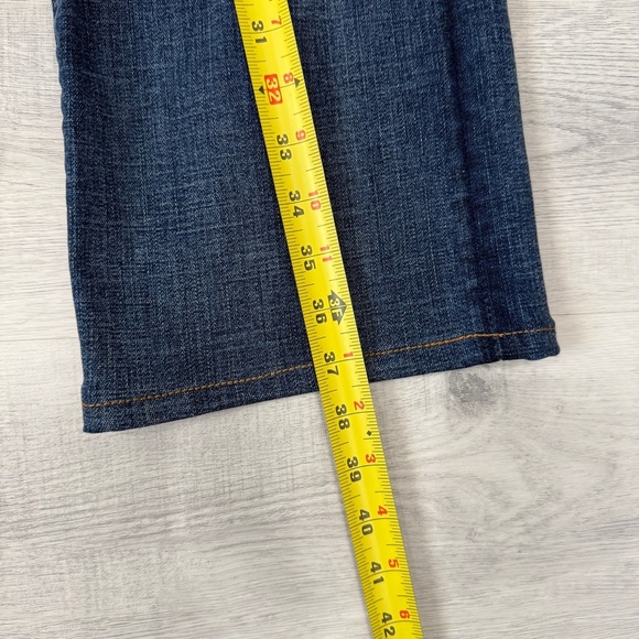 Buffalo David Bitton Faded Blue Relaxed Straight Driven Jeans Size 36 Inseam 27 - Picture 9 of 17